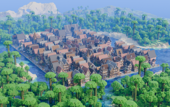 Big Package +200 Medieval Houses with interior