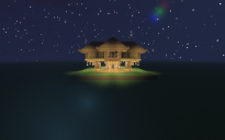 Plus shaped oak house
