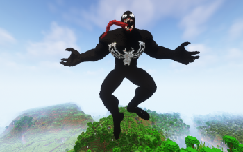 Minecraft Venom V02 Statue
