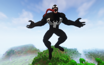 Minecraft Venom V02 Statue