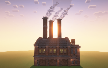 Classic Industrial Factory Building