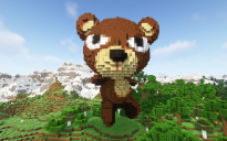 Minecraft Bear Statue Free