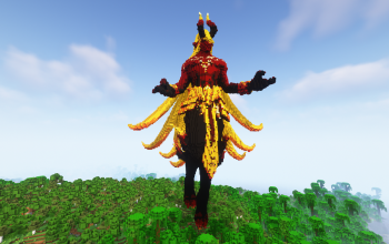 Minecraft Ifrit LC Statue