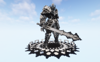 Minecraft Cronos Knight Statue