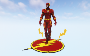 Minecraft Flash Statue