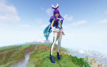 Minecraft Golfinho Statue