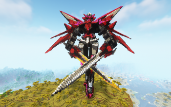 Minecraft Exia Dark Matter Statue
