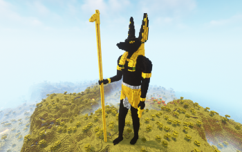 Minecraft Egyptian Anubis Statue Free