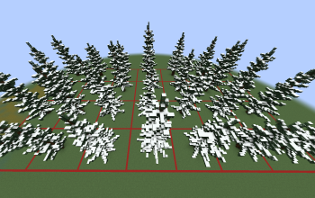 28 Snow Pine Tree Pack