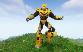 Minecraft Bumblebee Statue