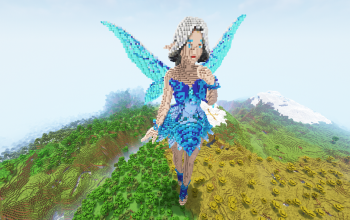 Minecraft Elucia Statue Free