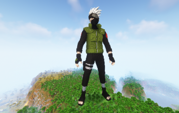 Minecraft Kakashi Statue