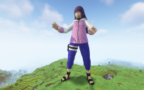 Minecraft Hinata Statue