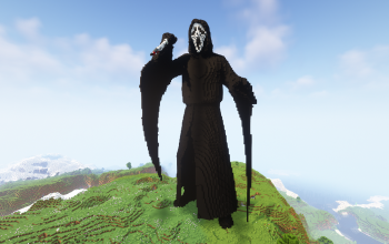 Minecraft Screem Statue Free