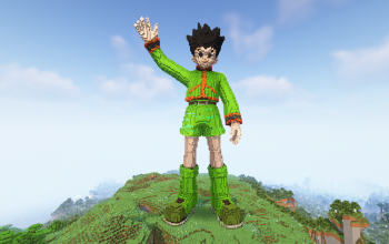 Minecraft Gon Statue Free