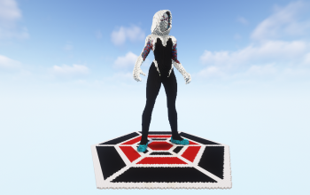 Minecraft Gwen Stacy Statue