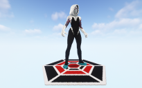 Minecraft Gwen Stacy Statue