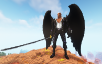 Minecraft King Lunarian Statue