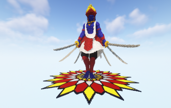 Minecraft Mahakala Statue