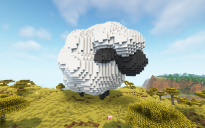 Minecraft Sheep Statue Free