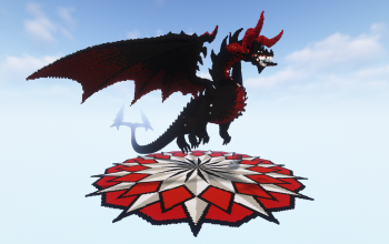 Minecraft Nidhogg Dragon Statue