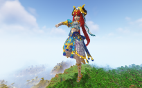 Minecraft Nilou Statue