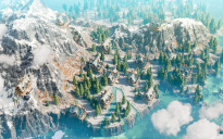 Bundle 60 Medieval Snowy Houses with Interior