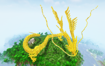 Minecraft Kouryu Dragon Statue