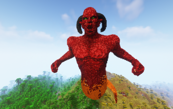 Minecraft Ifrit Devil Statue