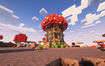 Tuff Mushroom Spawn House
