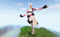Minecraft Gwenpool Statue