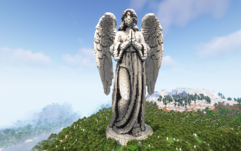 Minecraft Angel Statue