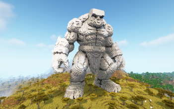 Minecraft Stone Golem Statue Free