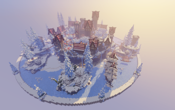 HUB - Cute Medieval Town - Winter - 300x300