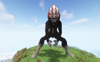Minecraft Okarun (Dandadan) Statue