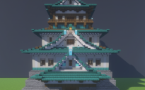 Water Themed Japanese Fantasy Castle