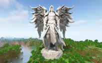 Minecraft Angel Knight Statue