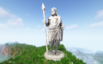 Minecraft Greek God Statue Free