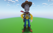 Minecraft Xerife Woody Statue