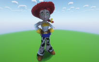 Minecraft Jessie Statue