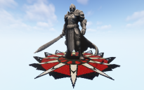 Minecraft Gladiator 02 Statue