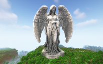 Minecraft Angel Statue 03 Free