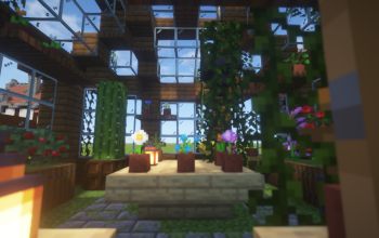 Minecraft Medieval PlantGreenHouse 2