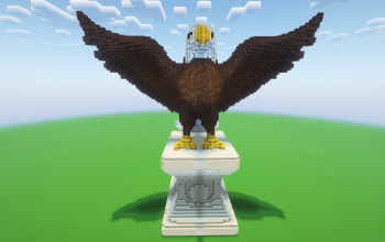 Minecraft Eagle Statue ( FREE )