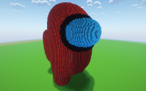 Minecraft Among Us Statue