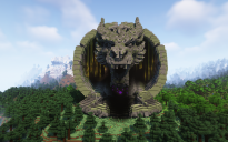 Minecraft Dragon Head Nether Portal V03 Free