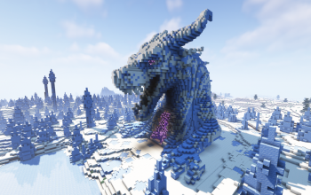 Minecraft Dragon Head Nether Portal V04 Free