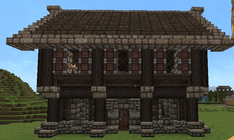 Minecraft  How to Make a Small Medieval Mansion 