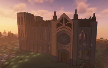 Large 2b2t cathedral
