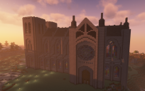 Large 2b2t cathedral